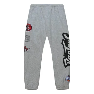Mitchell & Ness x NBA Team Origins Fleece Pants 'Toronto Raptors' PSWP4850-TRAYYPPPGYHT