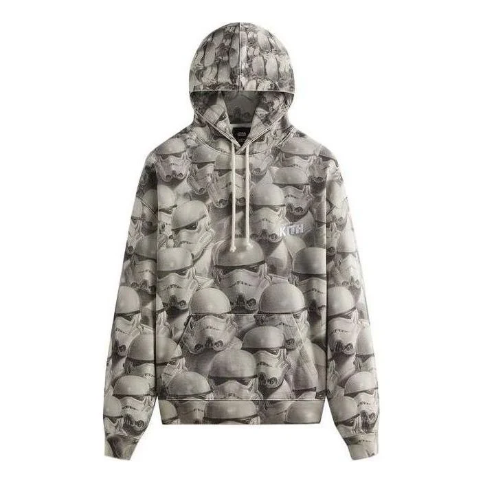KITH x Star Wars Stormtrooper Vintage Hoodie 'Waffle' KHM031297-101