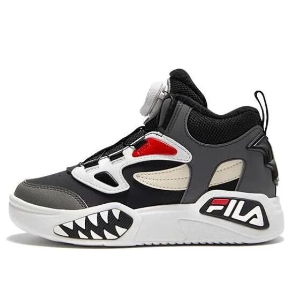 (PS) FILA Lifestyle High-Top Basketball Shoes 'Grey Black' K14B341203FBW