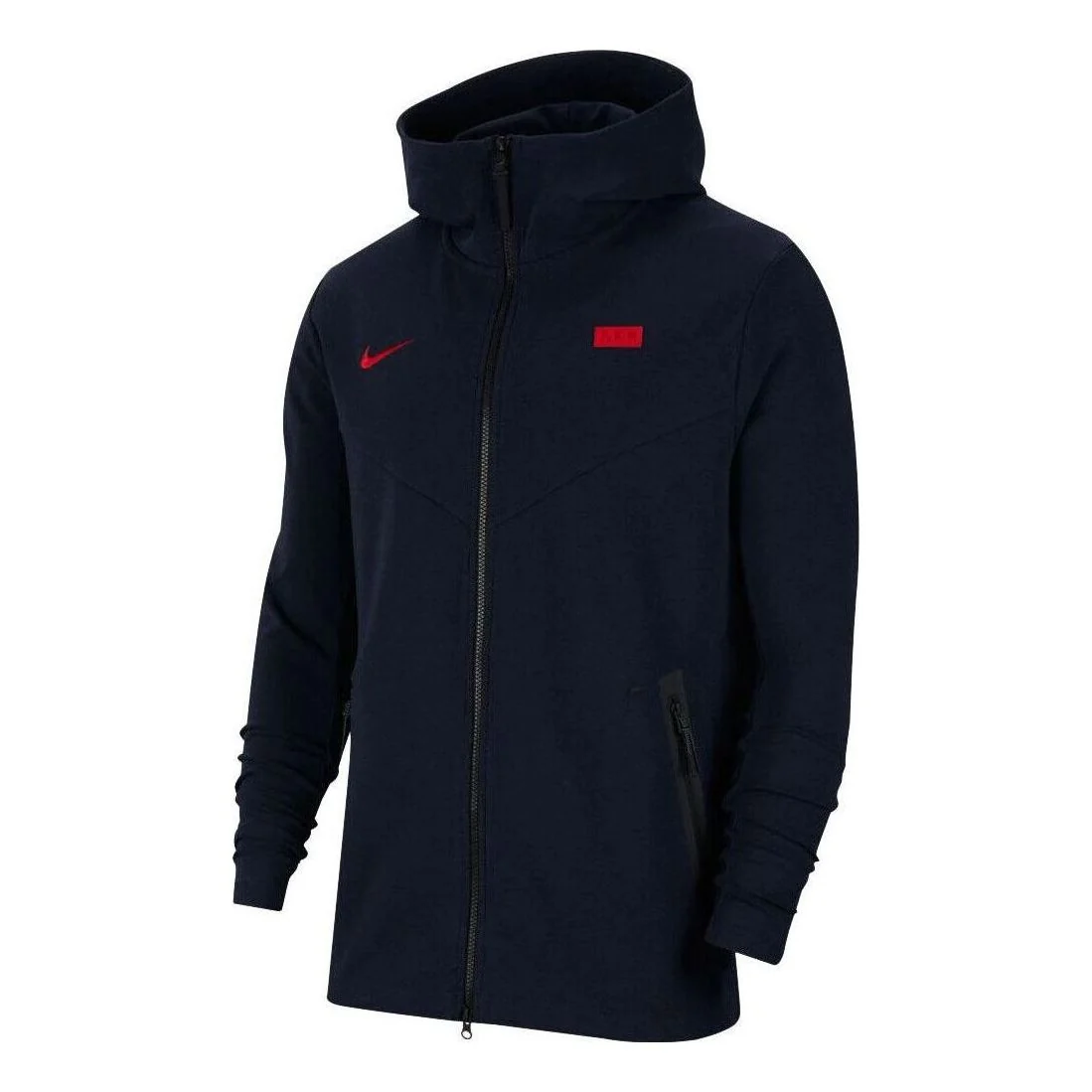 Nike FFF Tech Pack Full Zip Hoodie 'Dark Obsidian' CI8379-475