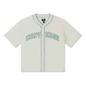 Converse Baseball Jersey Shirt Asia Sizing 'White' 10027220-A01
