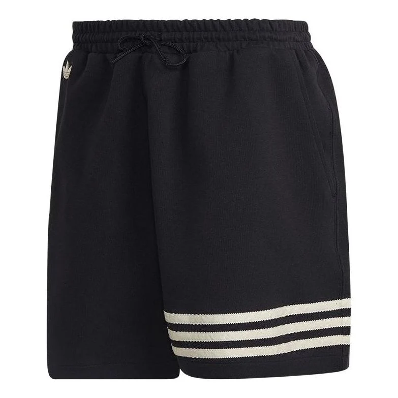 adidas Shorts Asia Sizing 'Black White' HN6594