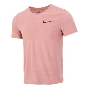 Nike Df Superset Top Ss Athleisure Casual Sports Running Round Neck Short Sleeve Pink Red Pinkred CZ1220-685