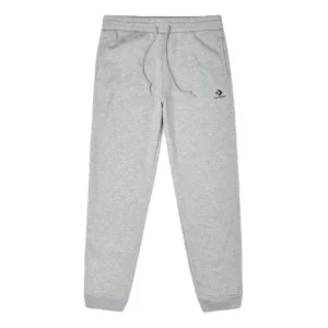 Converse Go To Star Chevron Standard-Fit Fleece Sweatpants Asia Sizing 'Grey' 10019925-A02