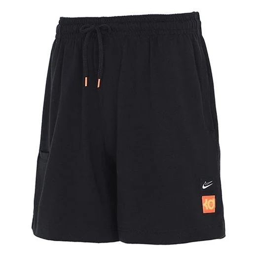 Men's Nike KD Durant Basketball Sports Training Loose Breathable Knit Shorts Black CV2410-010