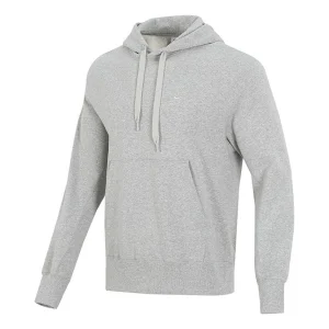 Men's Nike Sportswear French Terry Embroidered Logo Solid Color Light Grey DA0024-050