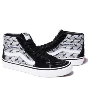 Vans Supreme x SK8-HI Pro 'Diamond Plate Black Grey' VN0A45JDTEB