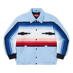 Supreme Tlaxcala Blanket Jacket 'Blue White Red' SUP-FW20-343