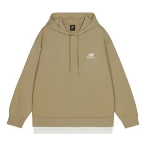 New Balance Logo Hoodie Asia Sizing 'Khaki' AMT13341-HNA