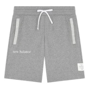New Balance Essential Logo Shorts Asia Sizing 'Grey' AMS21552-HC