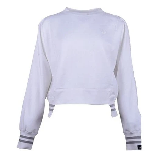 (WMNS) Converse Stripe Breathable Pullover White 10020727-A07