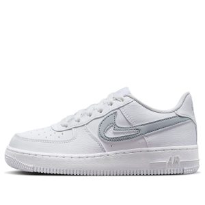 (GS) Nike Air Force 1 Low Cut Out 'Soft Grey' FQ2413-100