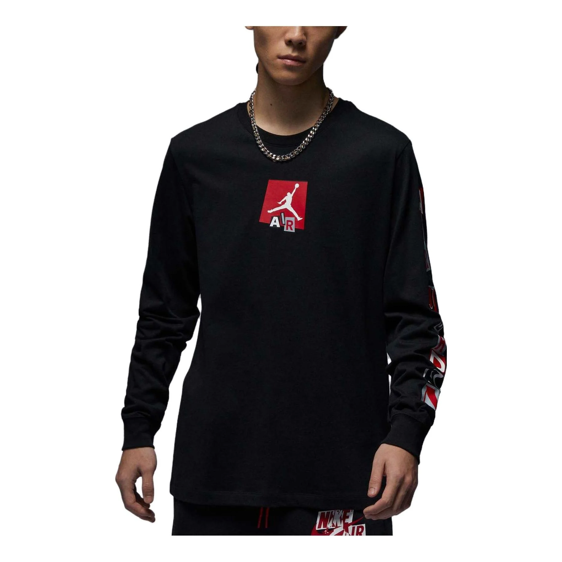 Air Jordan Brand Long Sleeve T-Shirt 'Black' FD7018-010