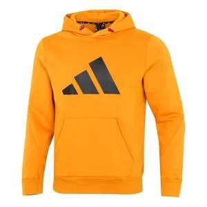 Men's adidas Large Logo Printing Sports Orange H46511