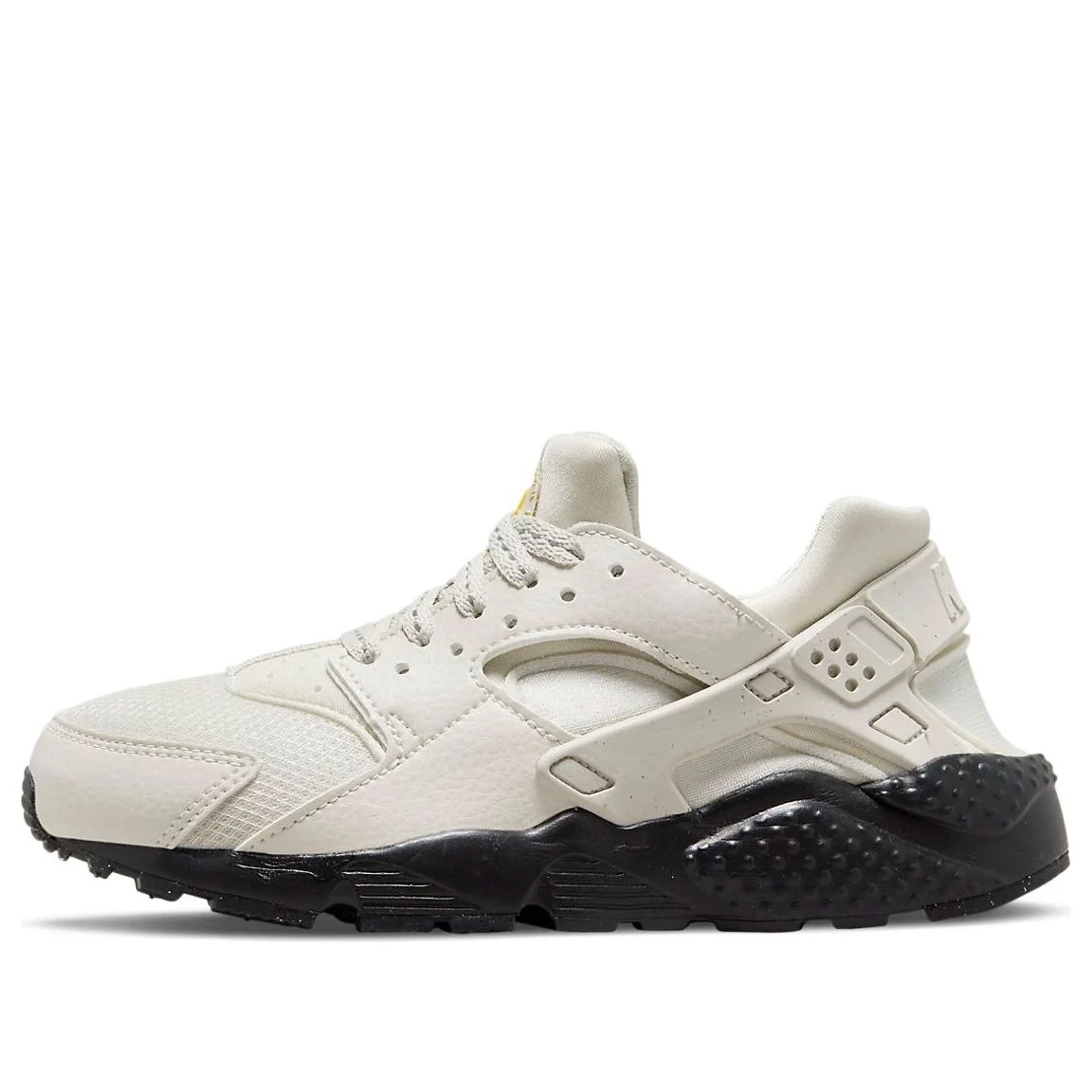 (GS) Nike Huarache Run 'Light Bone Black' DQ1103-001