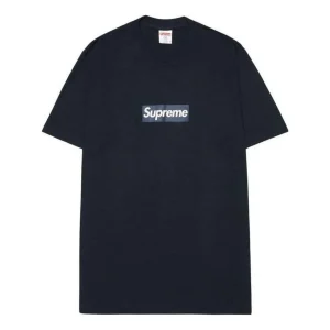 Supreme New York Yankees Box Logo T-Shirt 'Black White' SUP-0022