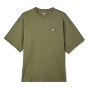 Converse Sneaker Patch Tee Asia Sizing 'Green' 10023850-A02