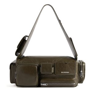 Balenciaga Superbusy Small Sling Bag 'Dark Green' 702167210C83503