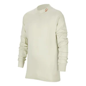 (PS) Nike Sportswear Long-Sleeve Mock-Neck Top ' beige' FV4000-020