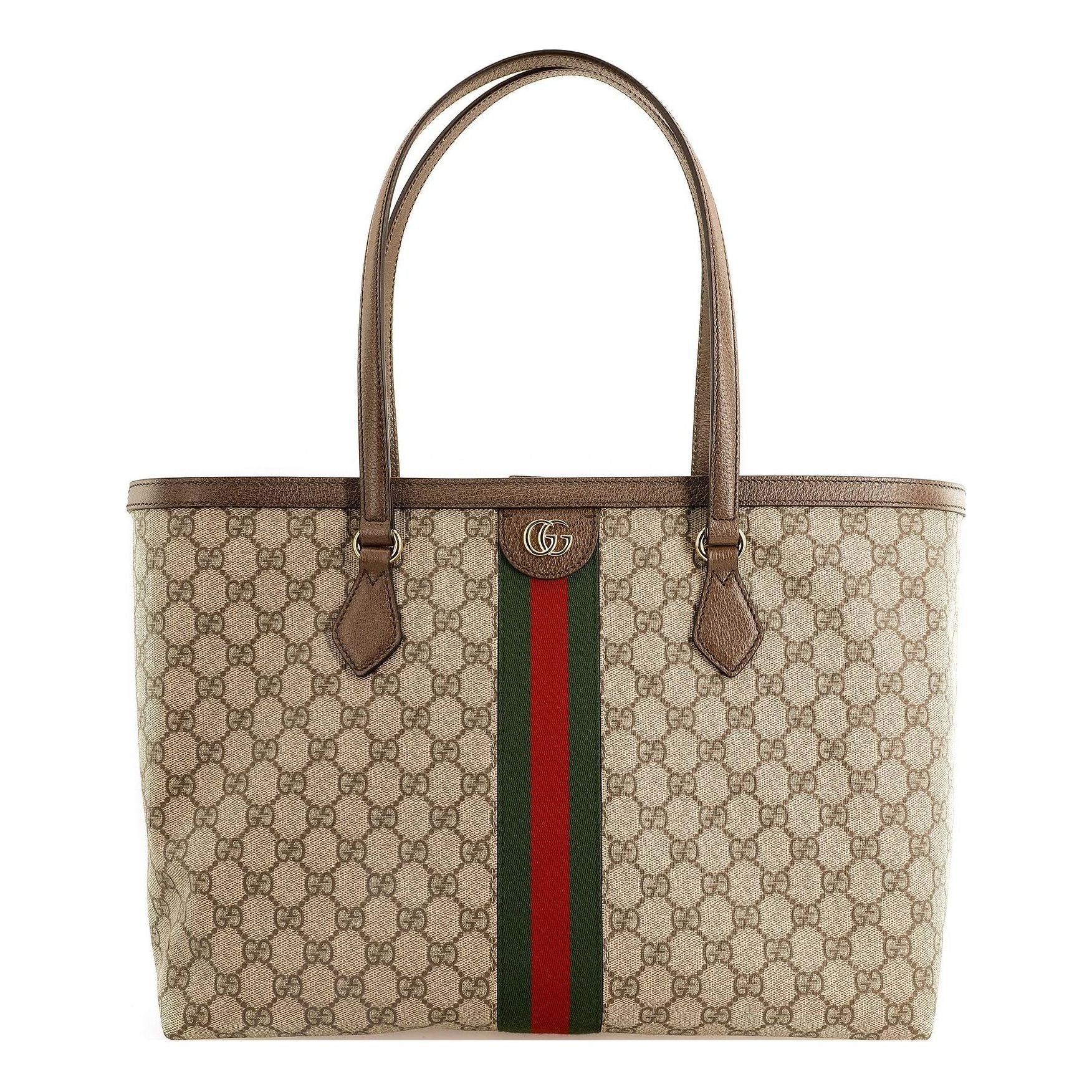 (WMNS) Gucci Ophidia GG Middle-Sized Tote Bag 'Brown' 631685-96IWB-8745