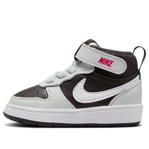 (TD) Nike Court Borough Mid 2 'Medium Ash Siren Red' CD7784-200