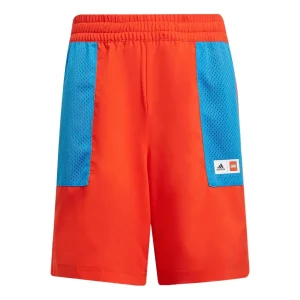 (GS) adidas x Classic Lego Woven Shorts 'Orange Blue' GQ4155