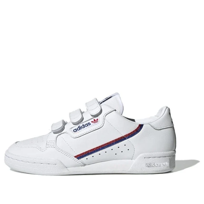 (WMNS) adidas Continental 80 Strap 'White Blue Red' EE5577