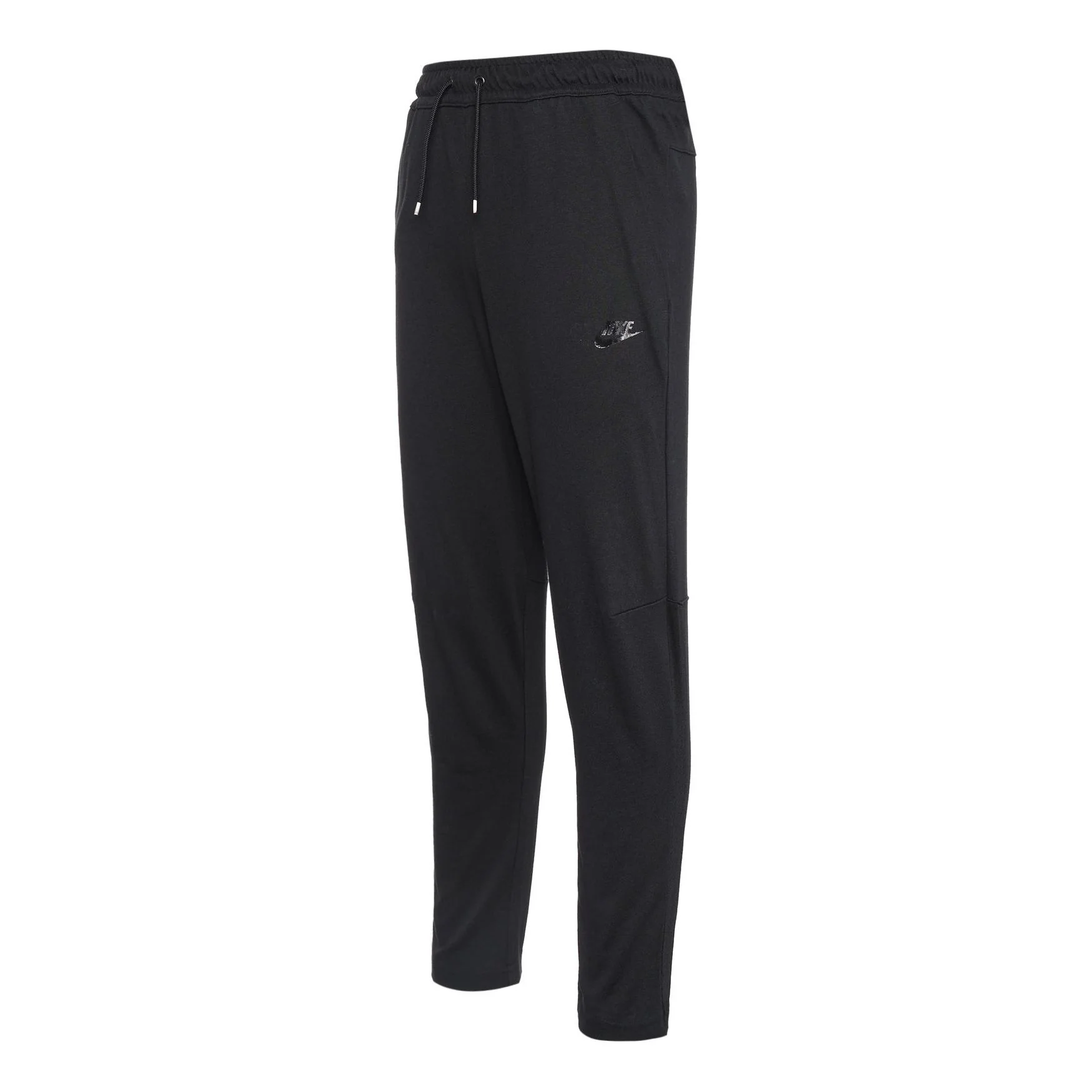 Men's Nike Solid Color Logo Training Fleece Bundle Feet Sports Pants/Trousers/Joggers Black DM6592-010