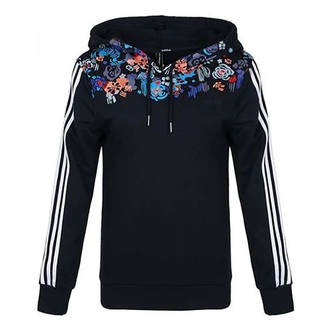 (WMNS) adidas neo Casual Sports Pullover Navy Blue DW7762