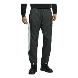 Nike Sportswear Classic Woven Track Athletic Pants 'Grey White' AR1873-060