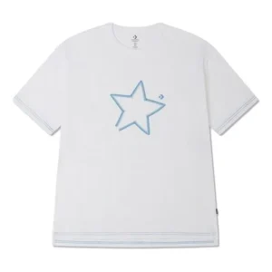 Converse Blue Star Asia Sizing 'White' T-shirt 10025871-A01