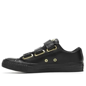 (WMNS) Converse Chuck Taylor All Star Ctas 3V OX 'Black Gold' 559906C