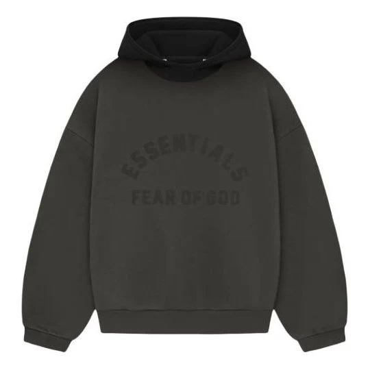 Fear of God Essentials SS24 Nylon Fleece Hoodie 'Ink Jet Black' 202SP244310F