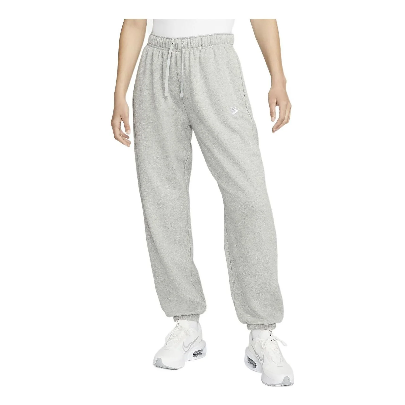(WMNS) Nike Sportswear Club Oversized Fleece Sweatpants 'Grey' DQ5801-063