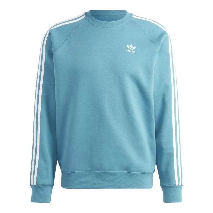adidas Adicolor Classics 3-Stripes Crew Sweatshirt Asia Sizing 'Turquoise' II5762
