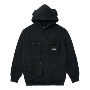 PALACE Multiple Pockets Solid Color Unisex Black P20CS045