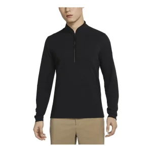Nike DRI-FIT zipped top 'Black' DJ5475-010