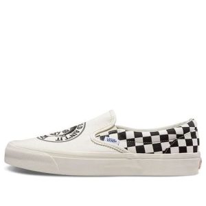 Vans John Van Hammersveld x OG Classic Slip-On LX 'Checker - Marshmallow Black' VN000UDFQLU