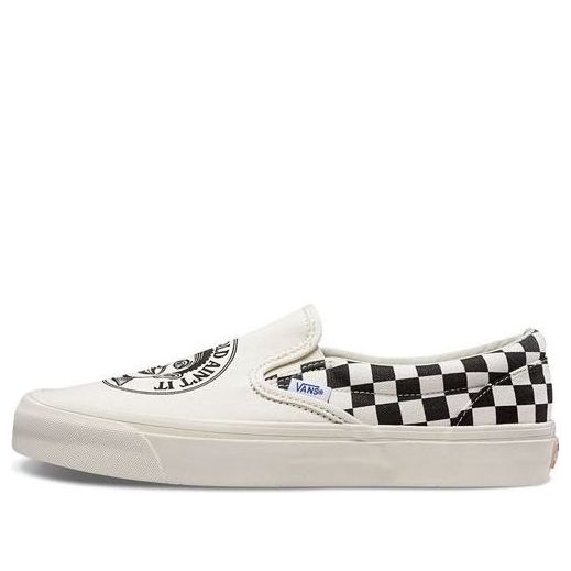 Vans John Van Hammersveld x OG Classic Slip-On LX 'Checker - Marshmallow Black' VN000UDFQLU