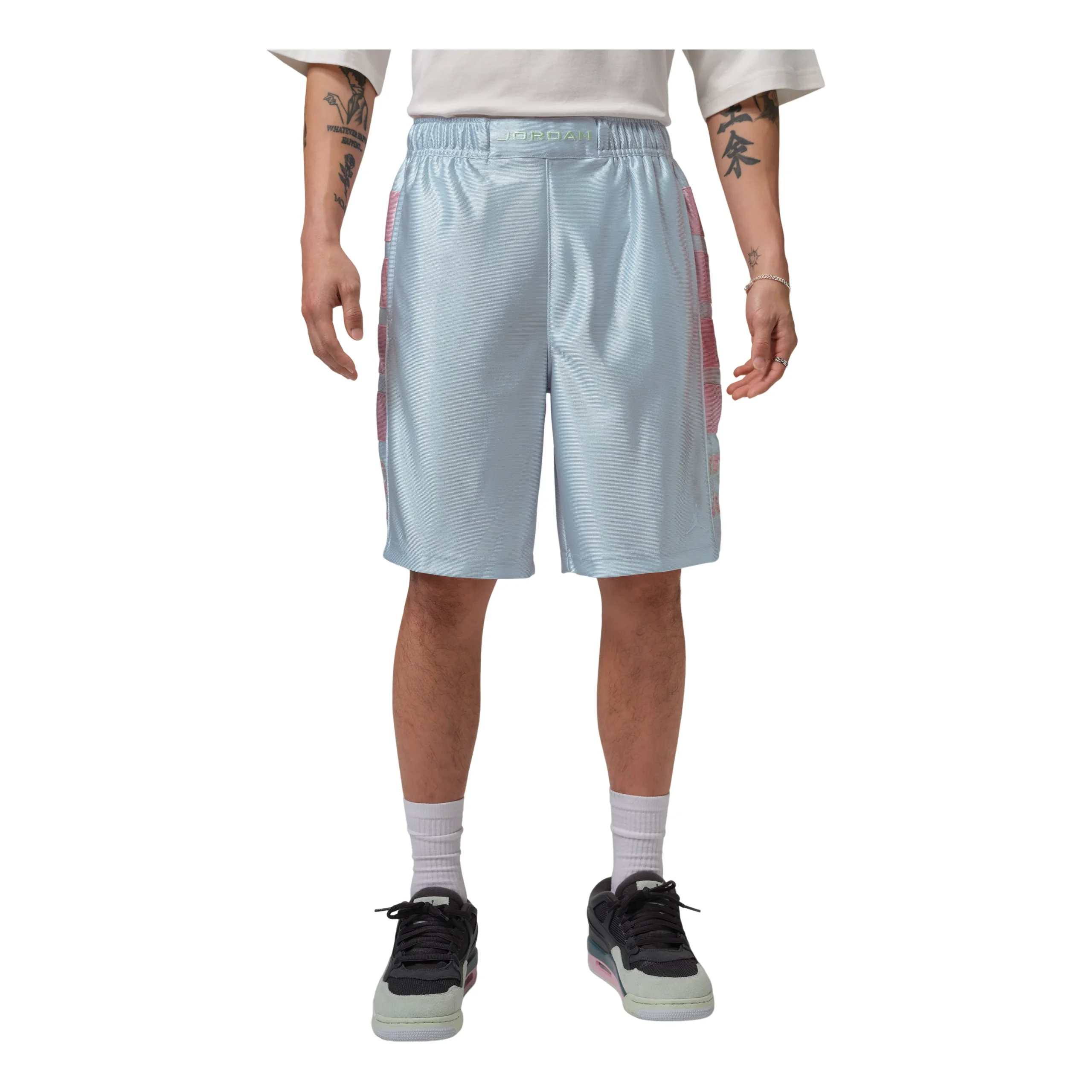 Jordan Brooklyn Cat Scratch Shorts 'Aura Iced Carmine' HV0560-472