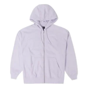 (WMNS) Converse Duks Os Full Zip Hoodie Asia Sizing 'Light Purple' 10024532-A04