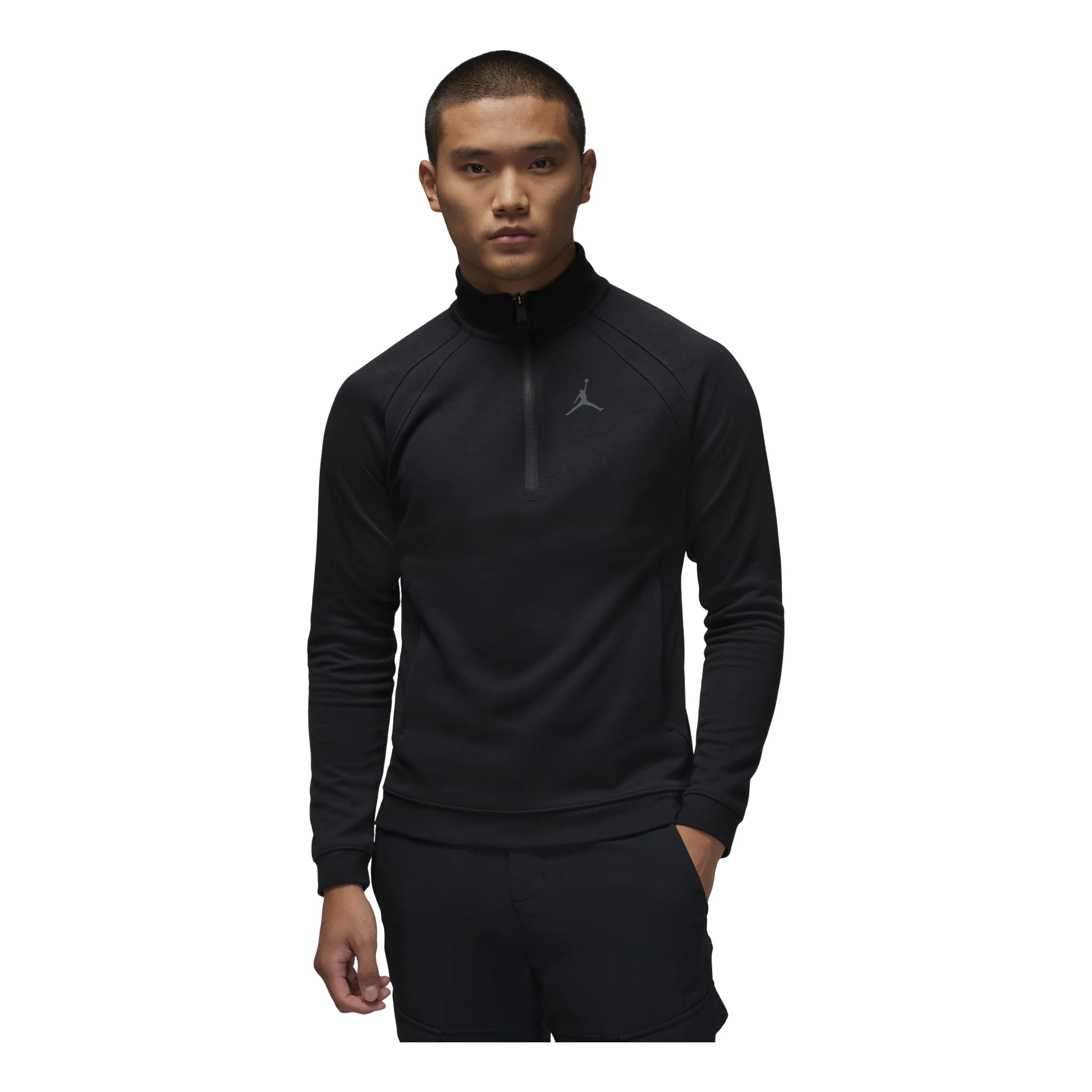 Air Jordan Sport Golf Half-Zip Top 'Black' FB7564-010