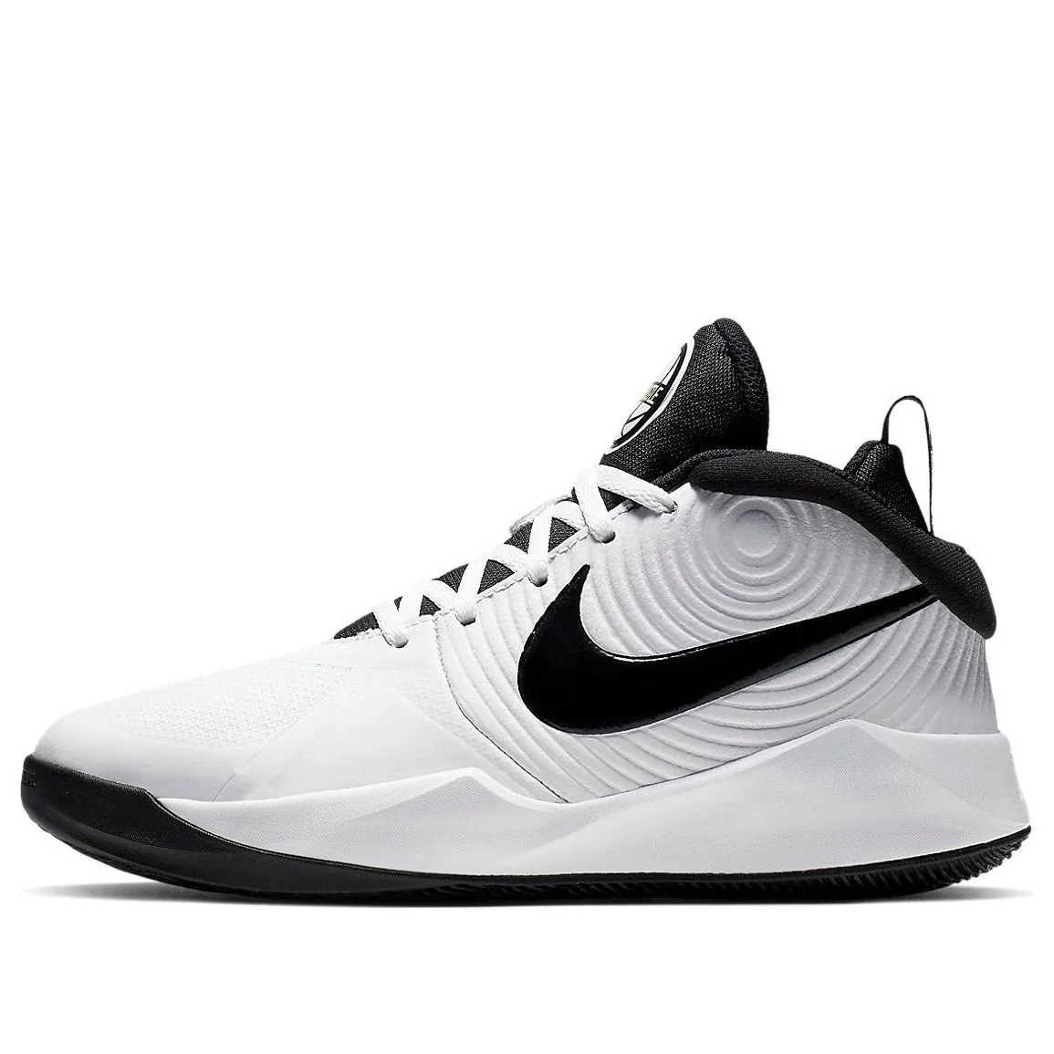 (GS) Nike Team Hustle D9 'White Black' AQ4224-100