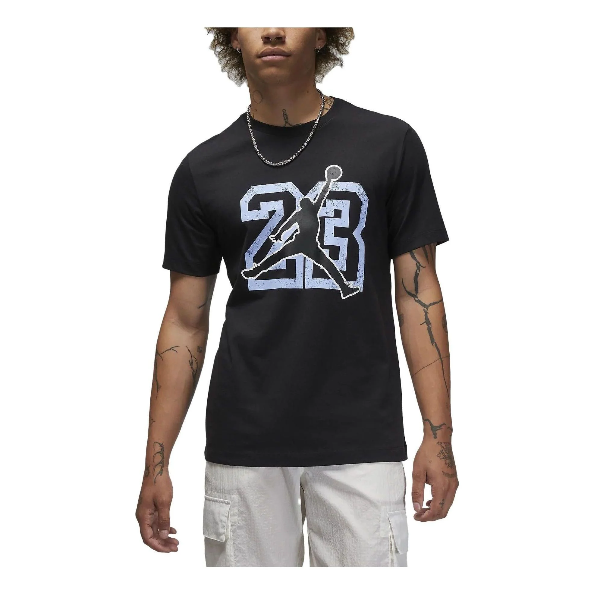 Air Jordan Flight Essentials Logo T-Shirt 'Black' FB7394-010