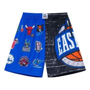 Mitchell & Ness x NBA All-Star East Jumbotron 3.0 Shorts 'Black Blue' PSHR4984-ASEYYPPPMTWH