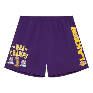 Mitchell & Ness x NBA Team Heritage Woven Short 'Los Angeles Lakers' PSHR5404-LALYYPPPPURP
