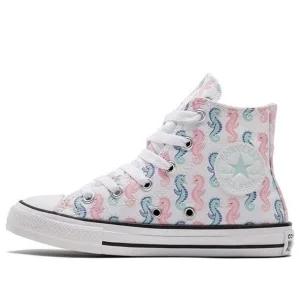 (PS) Converse Chuck Taylor All Star  K White 'Blue Pink' 372871C
