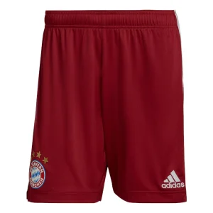 adidas FC Bayern 2021/22 Home Shorts Asia Sizing 'Burgundy' GM5324