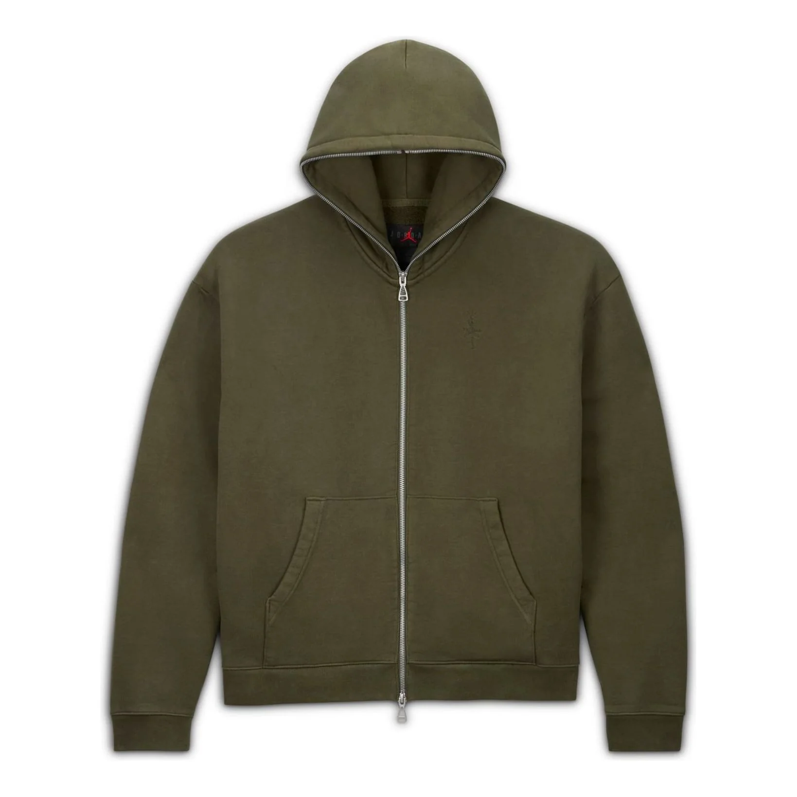 Air Jordan x Travis Scott Full Zip Hooded Jacket Asia Sizing 'Military Green' DZ5501-325