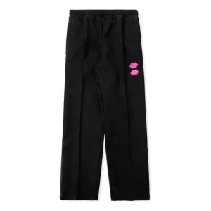 Off-White Rubber Street Logo Retro Sports Pants Black OMCA086R198200211000